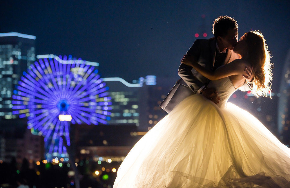 夜景前撮り撮影