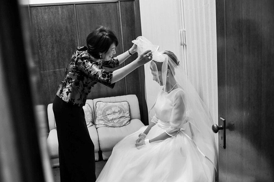 母からのベールダウン