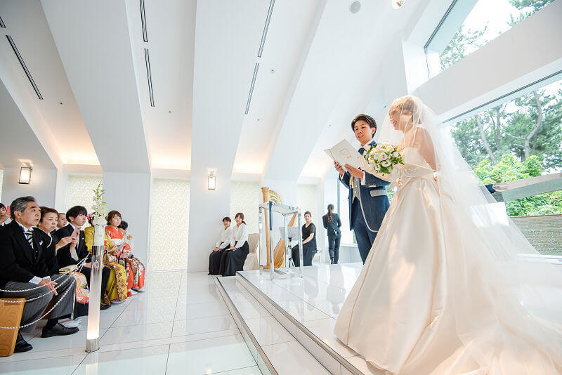 結婚式当日スナップデータの編集例