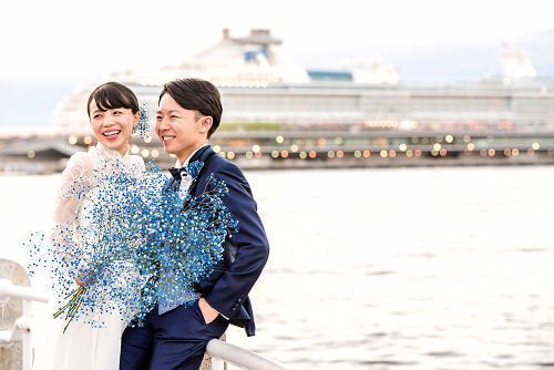 結婚式後のロケーションフォト